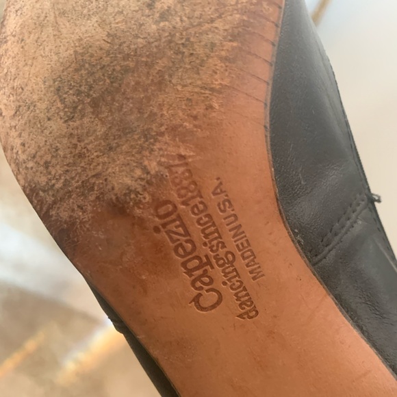 CAPEZIO BLACK LEATHER DANCE SHOES (HEELS) - Picture 7 of 7